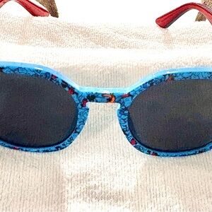 Mickey Mouse Blue Patterned Sunglasses